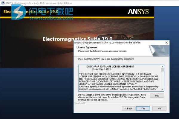 电磁场仿真软件 ANSYS Electromagnetics Suite 19破解版 19.0下载安装和激活教程